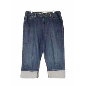 ✨ L.L.Bean Favorite Crop Straight Jeans – Coastal Classic – Size 16